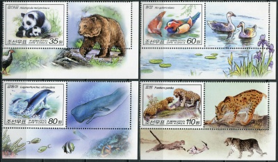 КНДР. 2010. Животные (II) (Серия Почтовых марок. MNH OG)