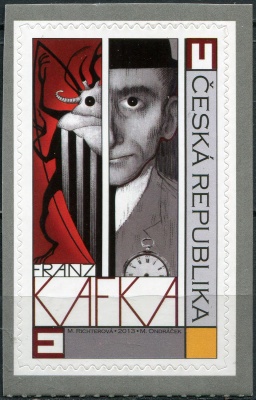 Чехия. 2013. Франц Кафка [1883-1924] (Почтовая марка. MNH OG)