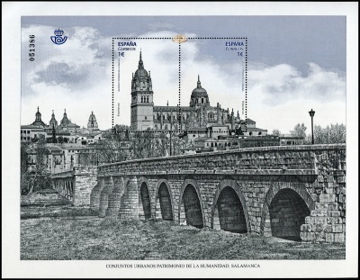Испания. 2016. Саламанка (Блок. MNH OG)