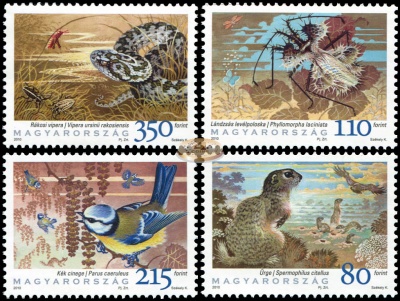 Венгрия. 2010. Международный год биоразнообразия (Серия Почтовых марок. MNH OG)
