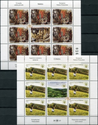 Сербия. 2013. Европейская программа защиты природы (СерияМ. MNH OG)