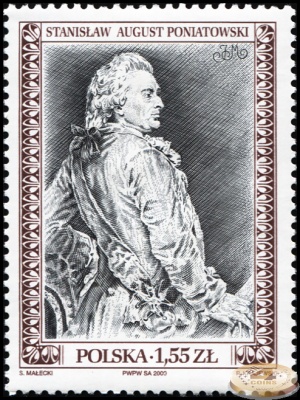 Польша. 2000. Станислав Август Понятовский [1732-1798] (Почтовая марка. MNH OG)