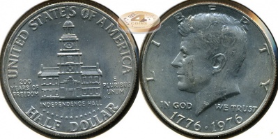 США. 1/2 доллара. 1976
