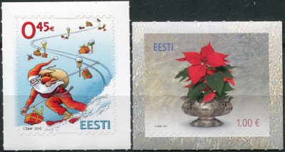 Эстония. 2012. Рождество (Серия Почтовых марок. MNH OG)