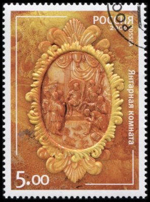 Россия. 2004. Камея «Моисей у фараона» (Почтовая марка. CTO Гашеная)