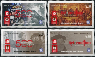 Папуа Новая Гвинея. 2017. 500 лет Реформации (Серия. MNH OG)