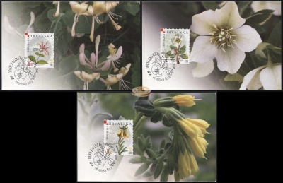 Хорватия. 2008. Местные растения (Серия KMX. Mint)