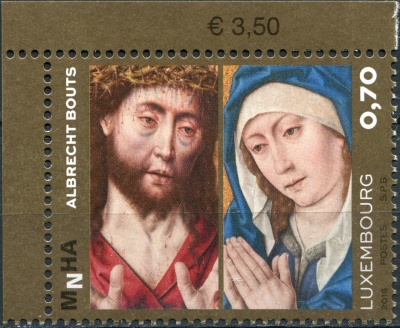 Люксембург. 2016. Выставка картин Альберта Баутса (Почтовая марка. MNH OG)