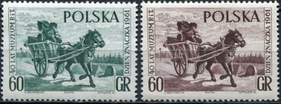 Польша. 1961. 40-летие Почтового музея во Вроцлаве (Серия. MNH OG)