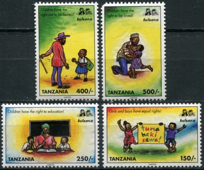 Танзания. 1998. Права детей (Серия. MNH OG)