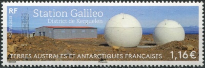 ФЮАТ. 2023. Сенсорная станция Galileo, Кергелен (Почтовая марка. MNH OG)