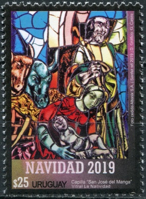 Уругвай. 2019. Рождество 2019 (Почтовая марка. MNH OG)