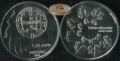 Португалия. 1.5 евро. 2010 (Unc)