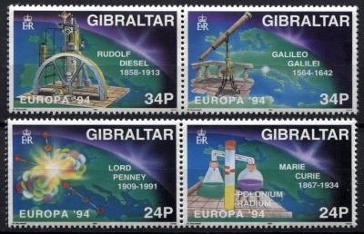 Гибралтар. 1994. Европейские Научные Исследования (Серия. MNH OG)