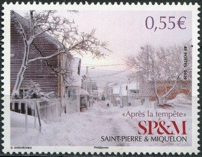 Сен-Пьер и Микелон. 2020. Фотоконкурс „Моя улица“ (Почтовая марка. MNH OG)