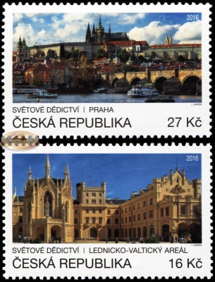 Чехия. 2016. Всемирное наследие Чехии (Серия. MNH OG)