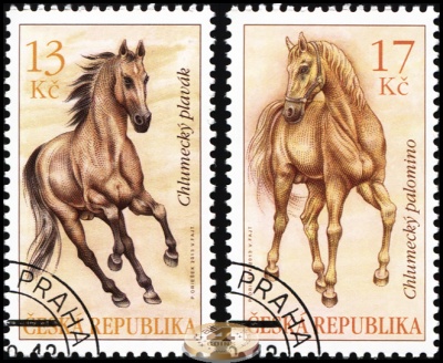 Чехия. 2013. Кинские Лошади (Серия. CTO Гашеная)