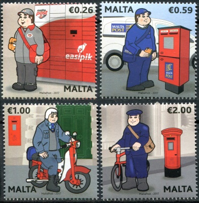 Мальта. 2017. Почтовая униформа (Серия Почтовых марок. MNH OG)