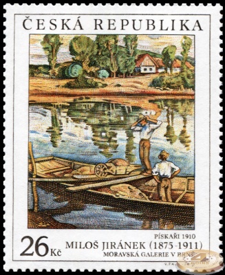 Чехия. 2010. Пескари. 1910. Милош Иранек [1875-1911] (Почтовая марка. MNH OG)