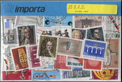 ФРГ. Europa cept. Набор почтовых марок (25 шт. Ассорти)