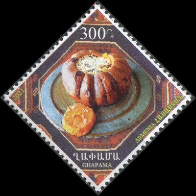 Армения. 2021. Армянская традиционная кухня. Хапама (Почтовая марка. MNH OG)