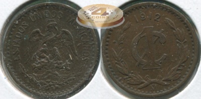 Мексика. 1 центаво. 1912.M° (aUnc)