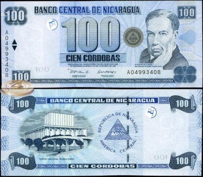Никарагуа. 100 кордоб (Unc) 2002
