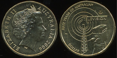 Австралия. 1 доллар. 2006 (Unc)