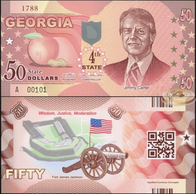 США [50 штатов]. Банкнота 50 долларов. ND(2014). Unc. Пластик. Кат# P.NL