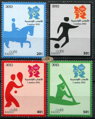 Иордания. 2012. XXX Олимпийские игры. Лондон 2012 (Серия. MNH OG)