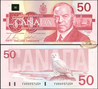 Канада. 50 долларов (Unc) 1988