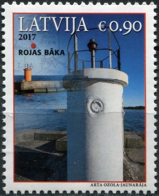 Латвия. 2017. Маяки Латвии. Маяк Роя (Почтовая марка. MNH OG)