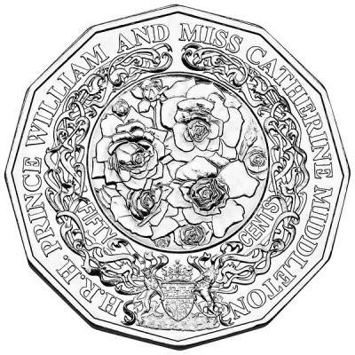 Австралия. 50 центов. 2010 (Unc. Карточка)