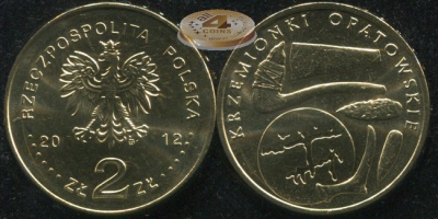 Польша. 2 злотых. 2012 (Unc) Кшеменки Опаковские