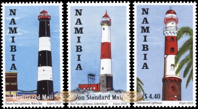 Намибия. 2010. Маяки Намибии (Серия. MNH OG)