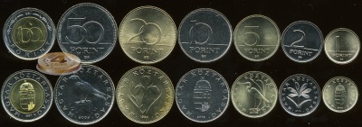Венгрия. Набор №1 (7 монет) 1994-2007