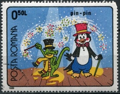 Румыния. 1989. Мультфильм "Приключения Марии" (Почтовая марка. CTO Гашеная)