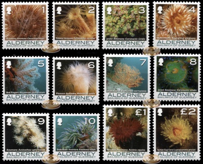Олдерни. 2006. Кораллы и Анемоны I (Серия. MNH OG)