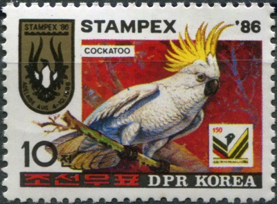 КНДР. 1986. Международная выставка почтовых марок "Stampex '86" - Австралия (Почтовая марка. MNH OG)