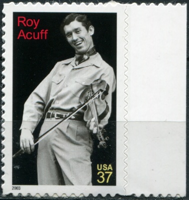 США. 2003. Рой Экафф (1903-1992), скрипач (Почтовая марка. MNH OG)