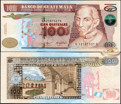Гватемала. 100 кетсалей (Unc) 2008