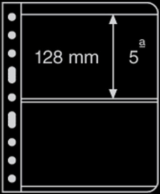 Черный лист Vario на 2 ячейки [1 шт] (Leuchtturm)