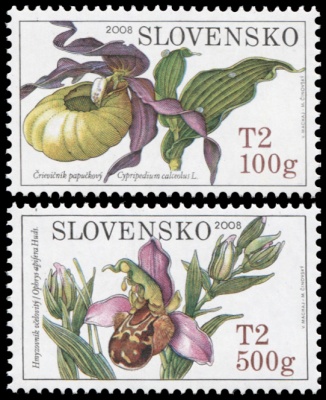 Словакия. 2008. Орхидеи (Серия. MNH OG)