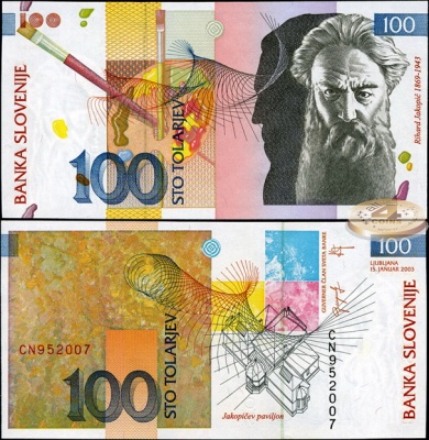 Словения. 100 толариев (Unc) 2003