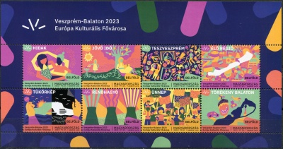 Венгрия. 2023. Культурная столица Европы - Веспрем (Малый лист. MNH OG)