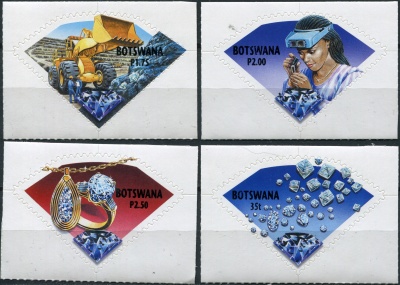 Ботсвана. 2001. Алмазная промышленность (Серия. MNH OG)