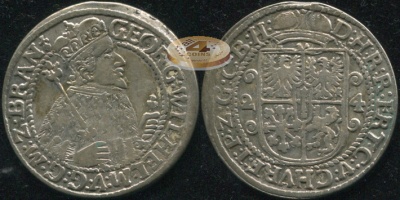 Германия [Бранденбург-Пруссия]. 18 грошеров. 1624 (VF. Серебро)