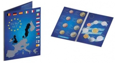 Альбом EURO SET, для 1 набора монет Евро. (Leuchtturm)