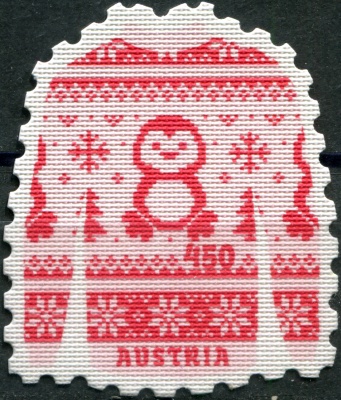 Австрия. 2023. Пуловер (Почтовая марка. MNH OG)