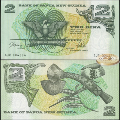 Папуа Новая Гвинея. 2 кина (Unc) 1981